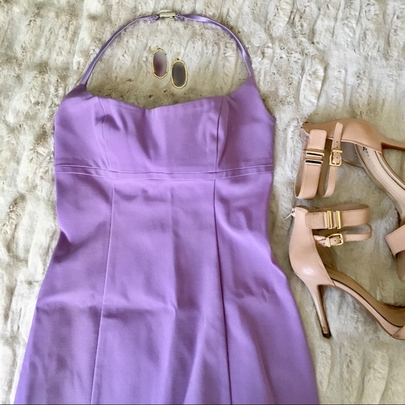 maria bianca nero Dresses & Skirts - Maria Bianca Nero lavender mini halter dress